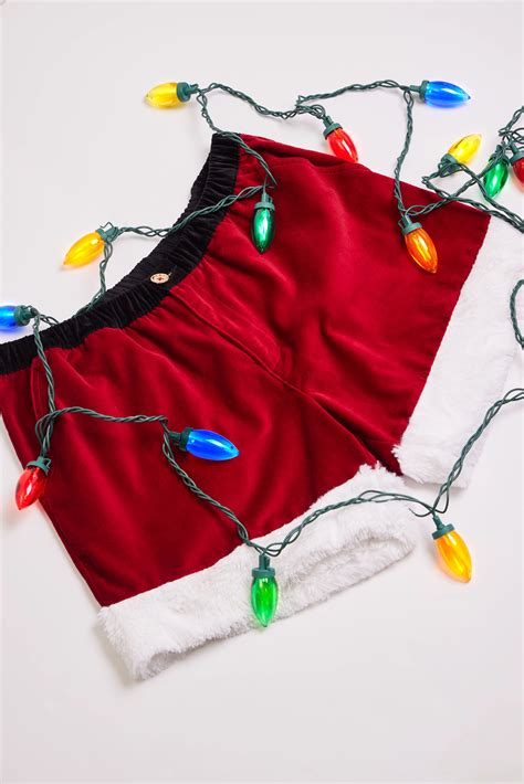 christmas booty shorts|Holiday Collection: Christmas Outfits & Hanukkah Shorts.